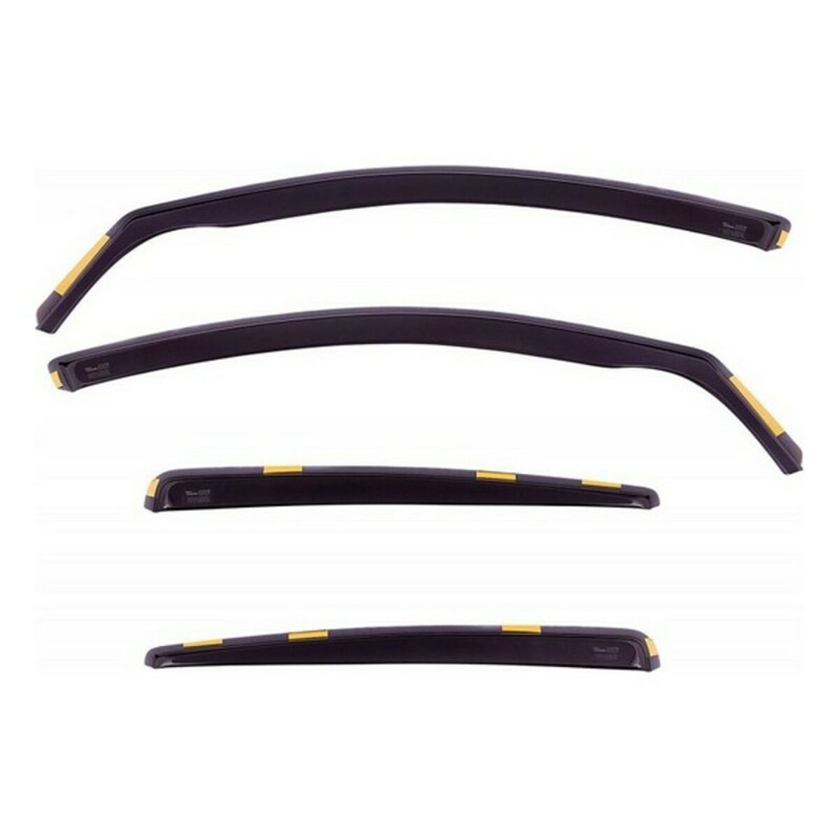 Wind deflector HEKO 26130 5D Frontal 4 pcs Rear